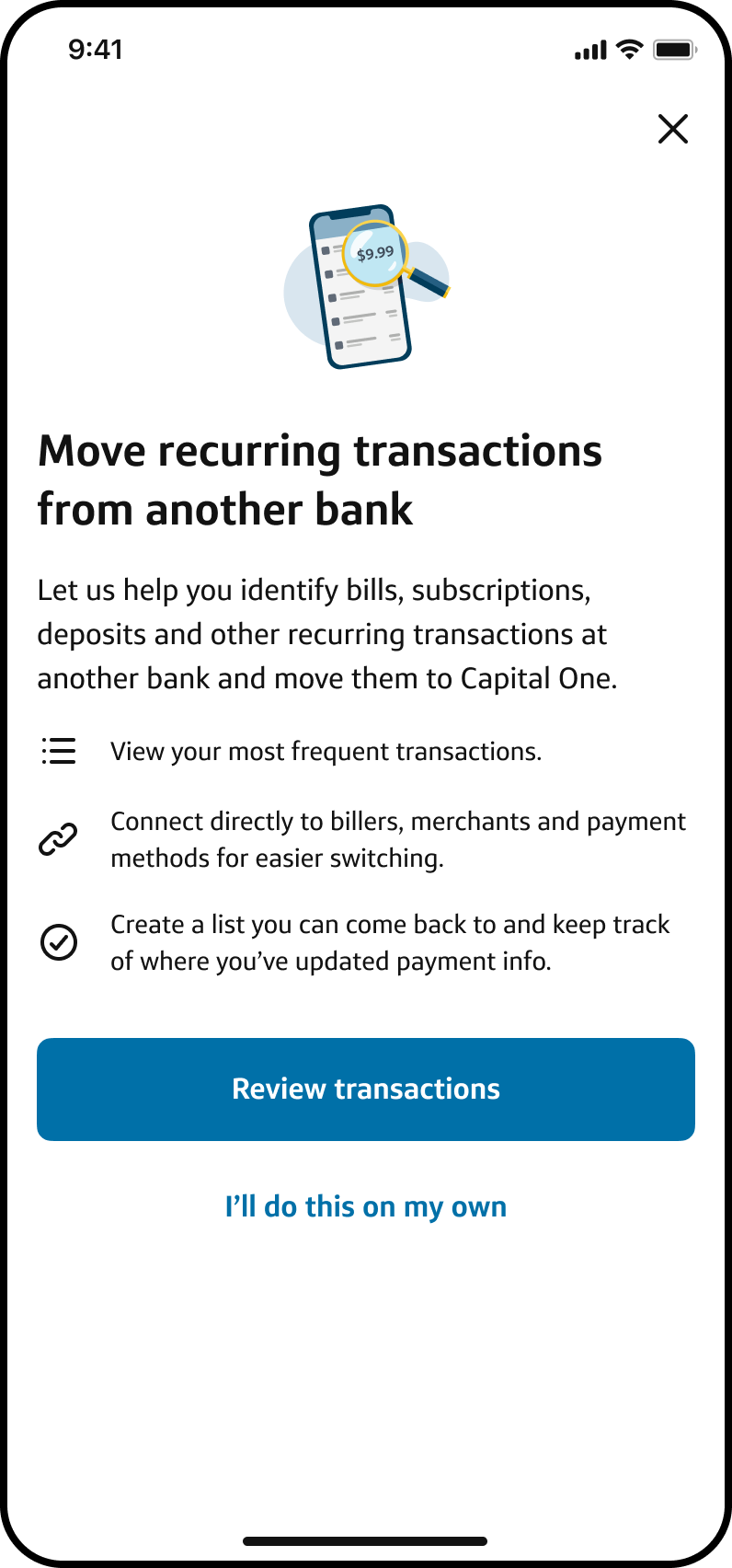 Retail Bank Vision - Details
